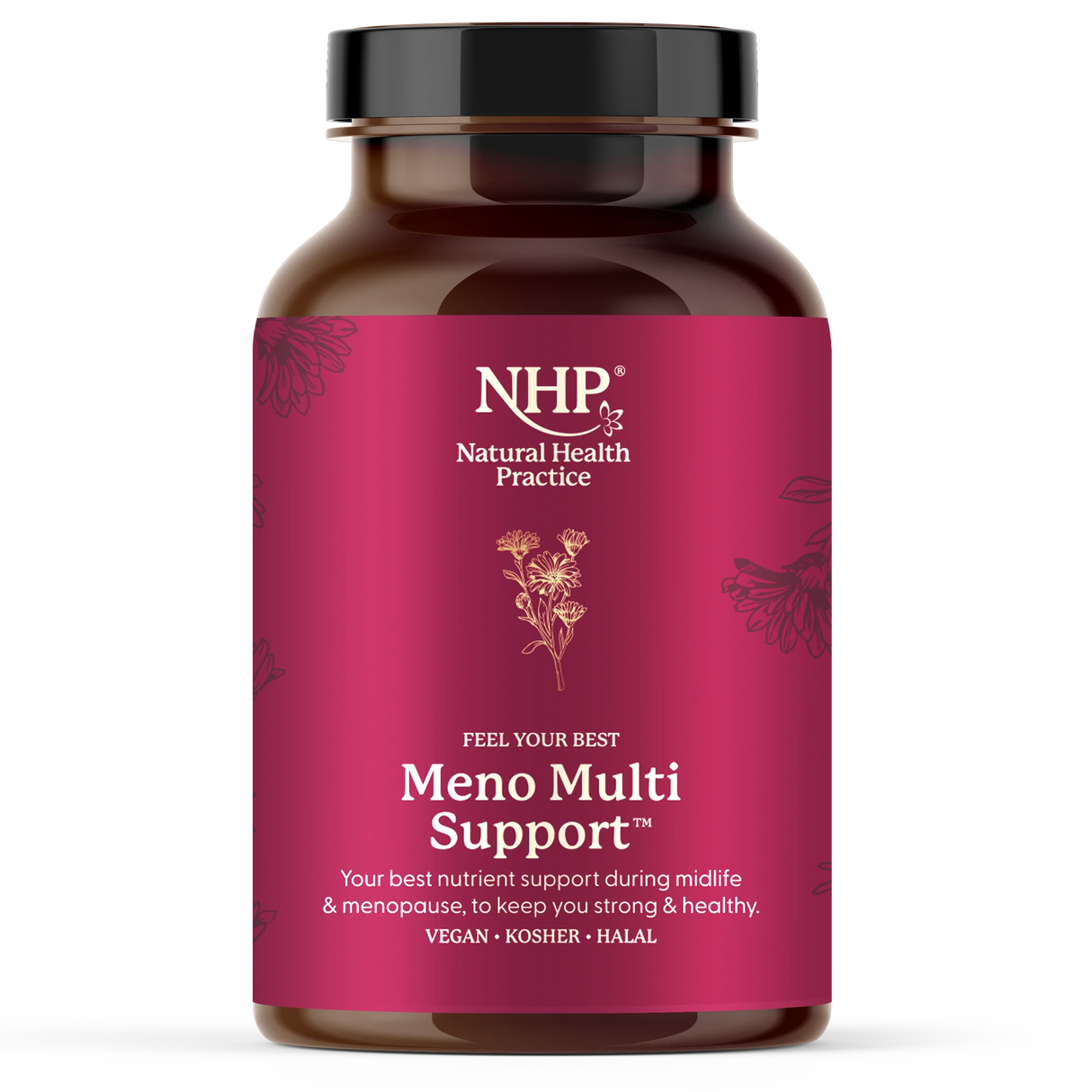 NHP Meno Multi Support for midlife and menopause nutrient health support.
