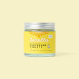 A glass jar of Zerolla eco-natural mouthwash tablets with a yellow label, featuring a "Shouty Italian Lemon" flavor and marked as "Zero Fluoride."