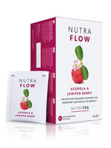 Nutra Flow Herbal Tea bags for urinary tract health and kidney support 20 pack caffeine free cranberry and uva ursi blend.
