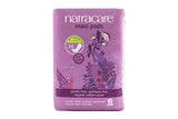 Natracare regular organic cotton maxi pads 14 count pack.