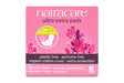 Natracare regular ultra extra organic cotton pads 12 count box.