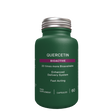 Quercetin Bioactive supplement in a matte green bottle with a silver cap on a black background.