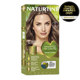 Naturtint Permanent Hair Colour Gel in 7.7 Teide Brown, featuring 100% grey coverage and an ammonia-free formula, recognized as a Beauty Shortlist Awards 2025 winner.