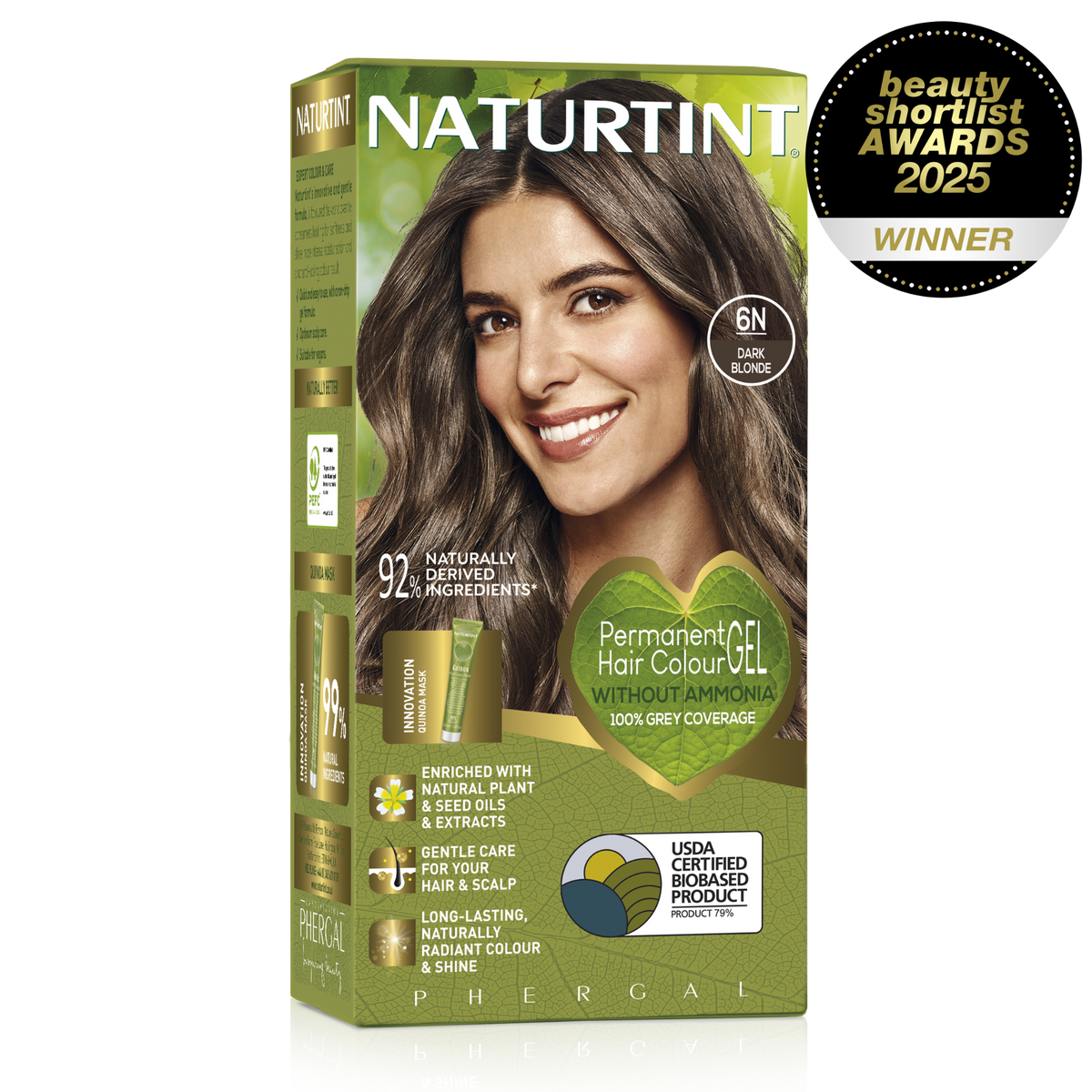 Naturtint Permanent Gel - 6N Dark Blonde