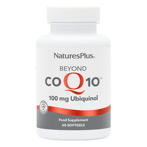 Nature's Plus Beyond CoQ10 200mg 90 softgels maximum strength Ubiquinol supplement for heart health and cellular energy support.