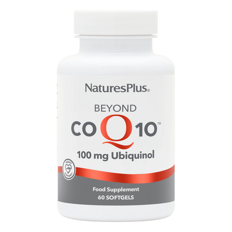 Nature's Plus Beyond CoQ10 200mg 90 softgels maximum strength Ubiquinol supplement for heart health and cellular energy support.