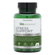 Nature's Plus BioAdvanced Stress Support 60 vegan capsules with Ashwagandha Rhodiola and B Vitamins for mental resilience and energy support.
