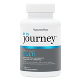NaturesPlus His Journey Once Daily Multi supplement bottle on a white background