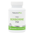 Nature's Plus Pro Berberine 750mg 60 vegan capsules high potency supplement for blood sugar and metabolic support.