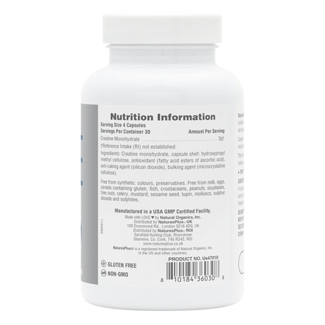 Natures Plus Micro-Optimised Creatine - 120 capsules