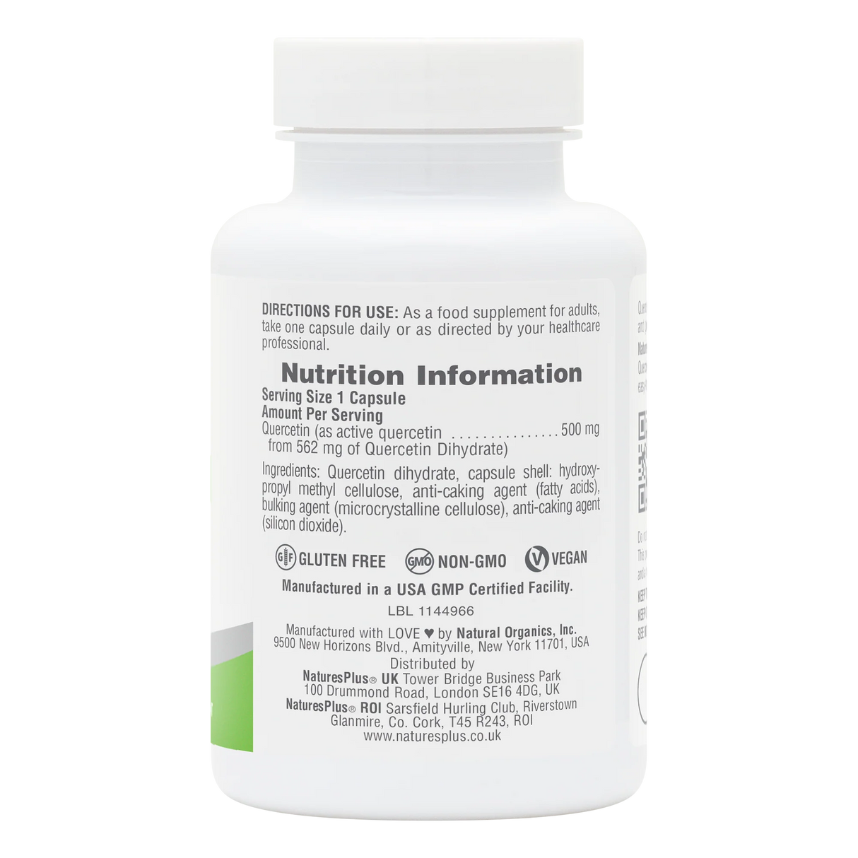 Nature’s Plus PRO Quercetin 500mg - 60 caps