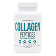 NaturesPlus Collagen Peptides supplement bottle featuring 120 capsules of multi-collagen from superior sources including grass-fed beef, sustainably caught fish, cage-free chicken, and eggshell membrane.