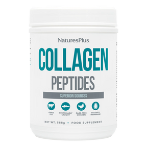 NaturesPlus Collagen Peptides container on a white background