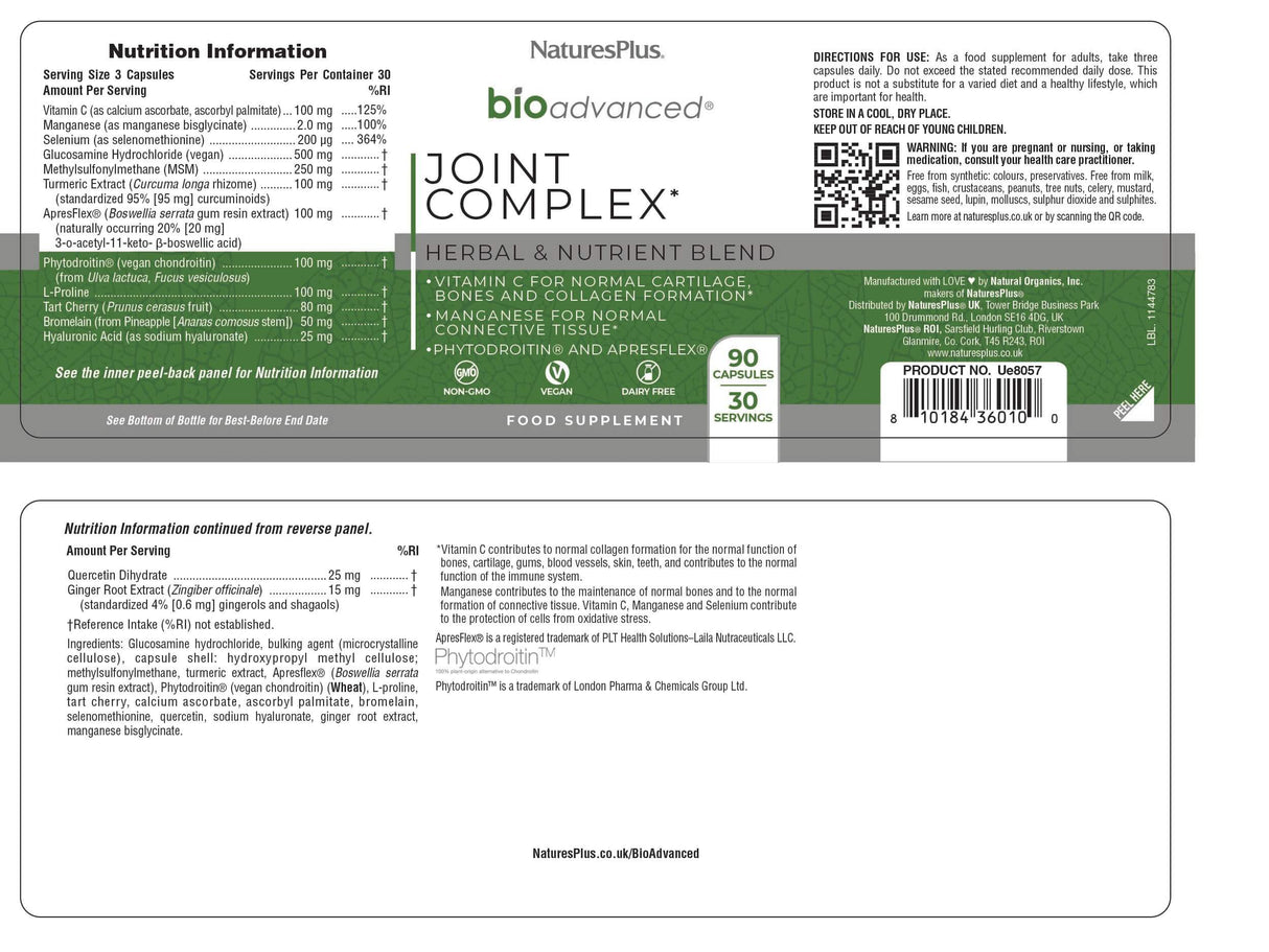 Nature’s Plus BioAdvanced Joint Complex