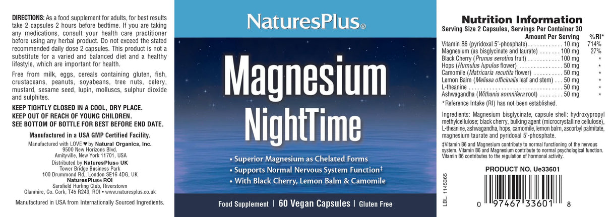 Front of NaturesPlus Hema-Plex Iron sustained release tablets bottle featuring 42 mg elemental iron with Vit C, B6, B12 and Zinc for total blood health.