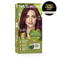 Naturtint Permanent Hair Colour Gel in 5R Fire Red, featuring 100% grey coverage and an ammonia-free formula.