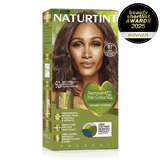 Naturtint Permanent Hair Colour Gel in 6.7 Dark Chocolate Blonde, featuring 100% grey coverage and an ammonia-free formula.