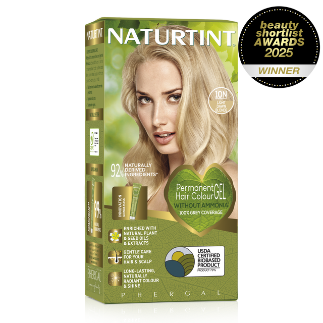 Ammonia-free hair colour gel providing 100% grey coverage and radiant shine.