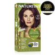 Naturtint Permanent Hair Colour Gel in 4M Mahogany Chestnut, featuring 100% grey coverage and an ammonia-free formula.