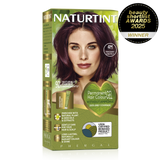 Naturtint Permanent Hair Colour Gel in 4M Mahogany Chestnut, featuring 100% grey coverage and an ammonia-free formula.