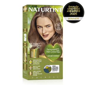 Naturtint Permanent Hair Colour Gel in 6G Dark Golden Blonde, featuring 100% grey coverage and an ammonia-free formula.