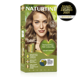 Naturtint Permanent Hair Colour Gel in 7G Golden Blonde, featuring 100% grey coverage and an ammonia-free formula.