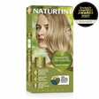 Naturtint Permanent Hair Colour Gel in 9N Honey Blonde, featuring a 100% grey coverage and ammonia-free formula, recognized as a Beauty Shortlist Awards 2025 winner.