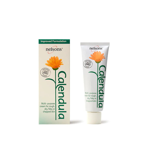 Nelsons multi-purpose calendula cream tube and its matching packaging.
