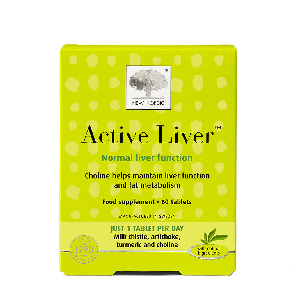 New Nordic Active Liver supplement packaging on a white background