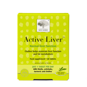 New Nordic Active Liver supplement packaging on a white background