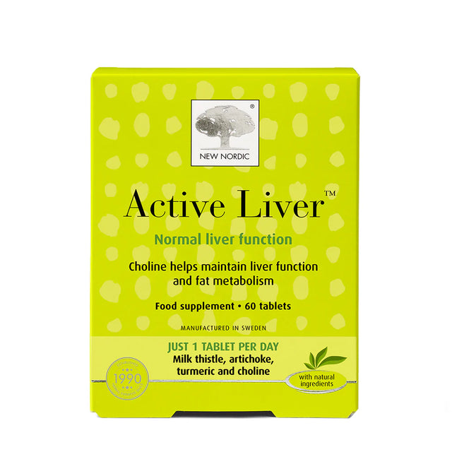 New Nordic Active Liver supplement packaging on a white background