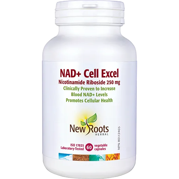 New Roots NAD+ Cell Excel - 60 capsules