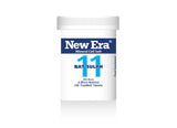 A bottle of New Era 11 Nat Sulph mineral cell salts.