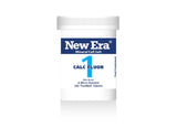 A bottle of New Era 1 Calc Fluor mineral cell salts.