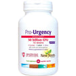 White bottle of New Roots Pro-Urgency probiotic capsules.