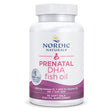 Nordic Naturals Prenatal DHA omega-3 fish oil softgels for baby brain development and maternal wellness support.