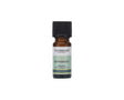 A small amber glass bottle of Tisserand Aromatherapy Peppermint Organic Pure Essential Oil with a black screw-top cap and a white and mint green label.