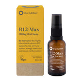 One Nutrition B12-Max oral spray and packaging on a white background