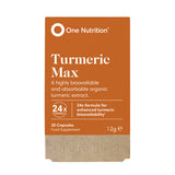 One Nutrition Turmeric Max supplement packaging on a white background