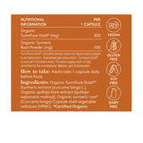 One Nutrition Organic Turmeric Max 30 Capsules