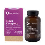 One Nutrition Macu Complete 30 capsules eye health supplement for normal vision.