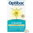 Optibac Probiotics Saccharomyces Boulardii capsules for digestive health, bowel calm, and immune support.