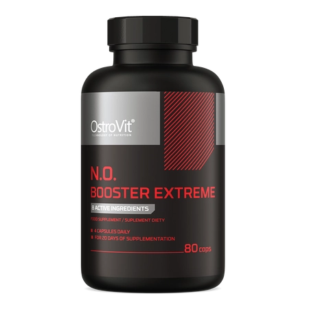 A black bottle of OstroVit N.O.