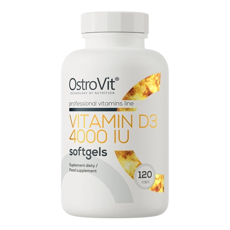 Ostrovit Vitamin D3 4000IU - 120 softgels