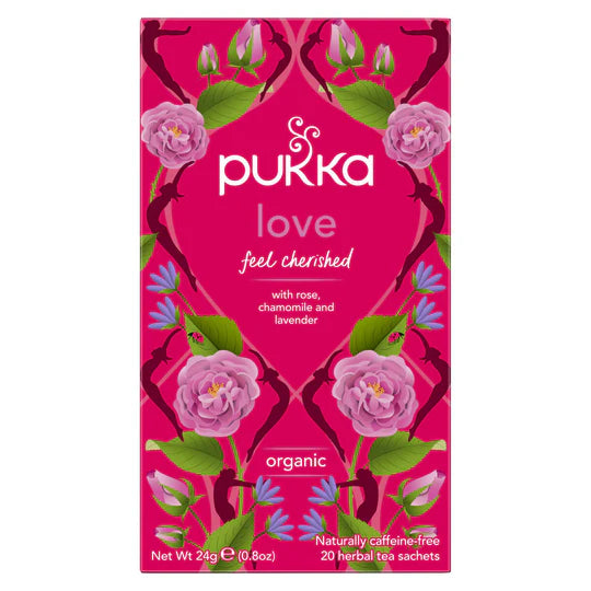 Pukka Organic After Dinner tea bags for digestion and bloating relief 20 pack caffeine free chicory and fennel blend.