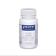 A white plastic bottle of Pure Encapsulations Cogni Active dietary supplement, featuring a white ribbed cap and a white label with blue and gray text, set against a plain white background.