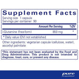 Pure Encapsulations L-Glutamine 850mg - 90 capsules