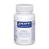 White bottle of Pure Encapsulations O.N.E. Multivitamin capsules.