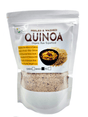 Pure Organics peeled and washed organic raw quinoa superfood, 500g package.