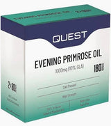 Box of Quest Evening Primrose Oil on a white background